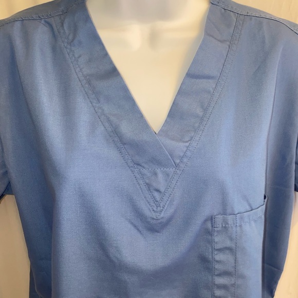 Black Star Nurse Uniform Top Size S - Picture 2 of 10